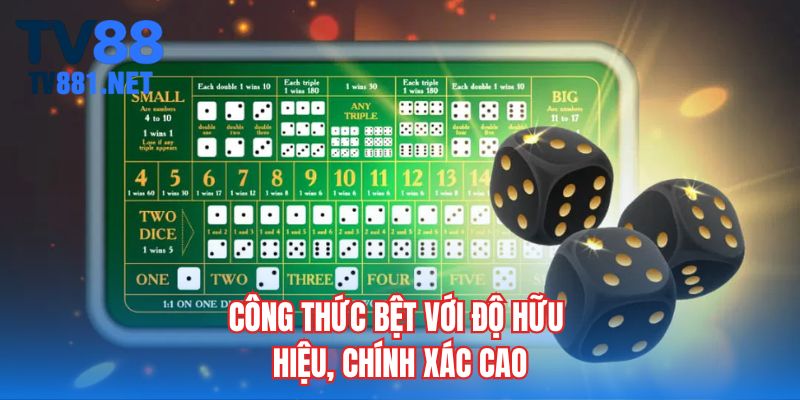 Công thức bệt với độ hữu hiệu, chính xác cao