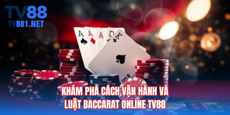 Khám phá cách vận hành và luật baccarat online TV88